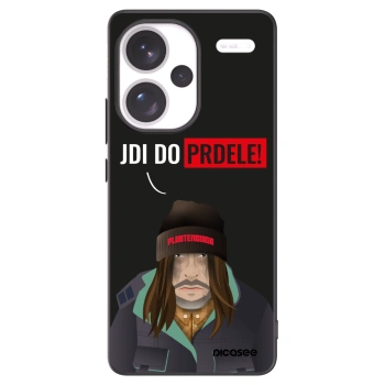 Picasee Μαύρη θήκη σιλικόνης για Xiaomi Redmi Note 13 Pro+ 5G - Bezďák