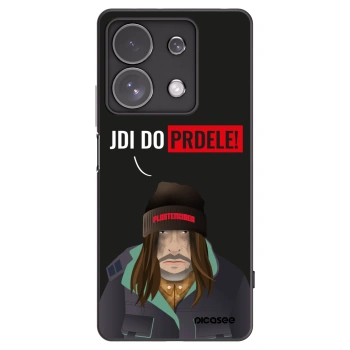 Picasee Μαύρη θήκη σιλικόνης για Xiaomi Redmi Note 13 Pro 4G - Bezďák