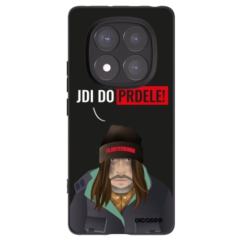 Picasee Μαύρη θήκη σιλικόνης για Xiaomi Redmi Note 14 Pro 5G - Bezďák