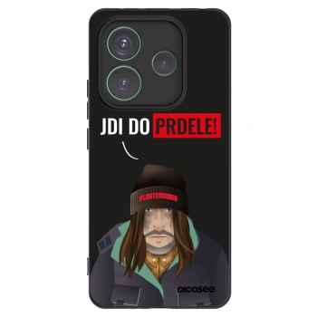 Picasee Μαύρη θήκη σιλικόνης για Xiaomi Redmi Note 14 5G - Bezďák