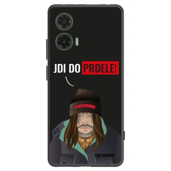 Picasee Μαύρη θήκη σιλικόνης για Motorola Moto G35 5G - Bezďák