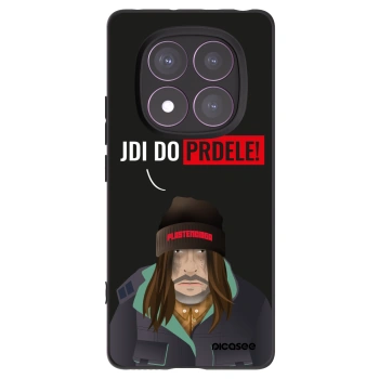 Picasee Μαύρη θήκη σιλικόνης για Xiaomi Redmi Note 14 Pro 4G - Bezďák
