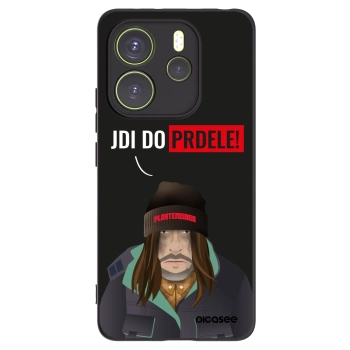 Picasee Μαύρη θήκη σιλικόνης για Xiaomi Redmi Note 14 4G - Bezďák