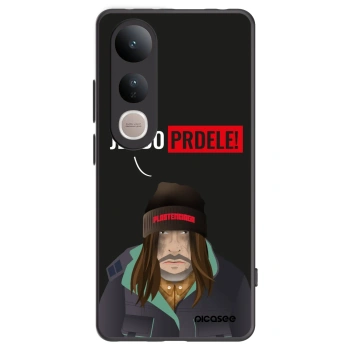 Picasee Μαύρη θήκη σιλικόνης για Vivo V50 Lite 5G - Bezďák