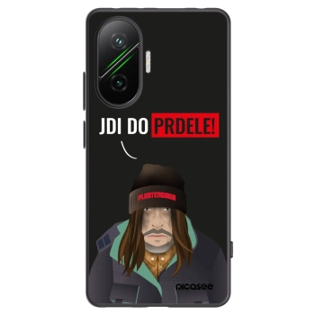 Picasee Μαύρη θήκη σιλικόνης για Xiaomi Poco F7 Pro 5G - Bezďák