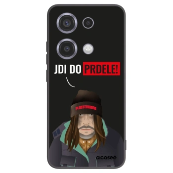 Picasee Μαύρη θήκη σιλικόνης για Xiaomi Redmi Note 14S - Bezďák