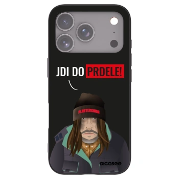 Picasee Μαύρη θήκη σιλικόνης για Apple iPhone 17 Pro - Bezďák