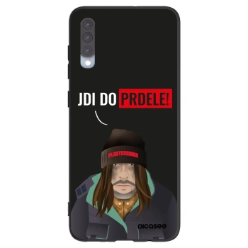 Picasee Μαύρη θήκη σιλικόνης για Samsung Galaxy A70 A705F - Bezďák
