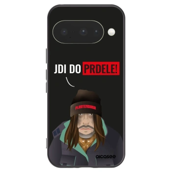 Picasee Μαύρη θήκη σιλικόνης για Google Pixel 10 - Bezďák