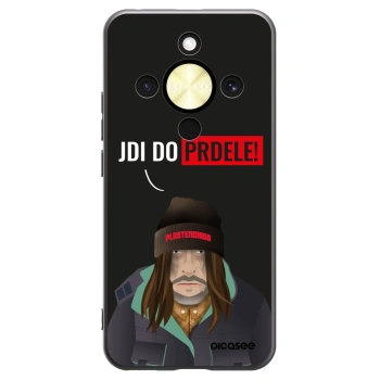 Picasee Μαύρη θήκη σιλικόνης για Honor Magic8 Lite 5G - Bezďák