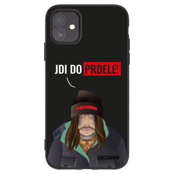 Picasee Μαύρη θήκη σιλικόνης για Apple iPhone 11 - Bezďák