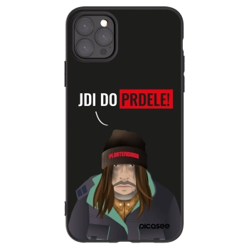 Picasee Μαύρη θήκη σιλικόνης για Apple iPhone 11 Pro Max - Bezďák
