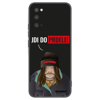 Picasee Μαύρη θήκη σιλικόνης για Samsung Galaxy S20 G980F - Bezďák