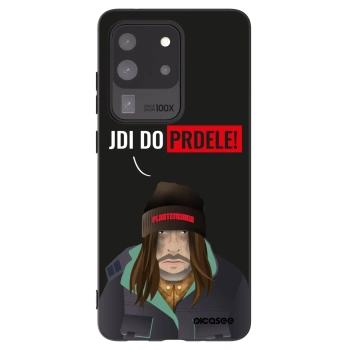 Picasee Μαύρη θήκη σιλικόνης για Samsung Galaxy S20 Ultra 5G G988F - Bezďák