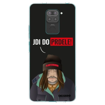 Picasee Μαύρη θήκη σιλικόνης για Xiaomi Redmi Note 9 - Bezďák