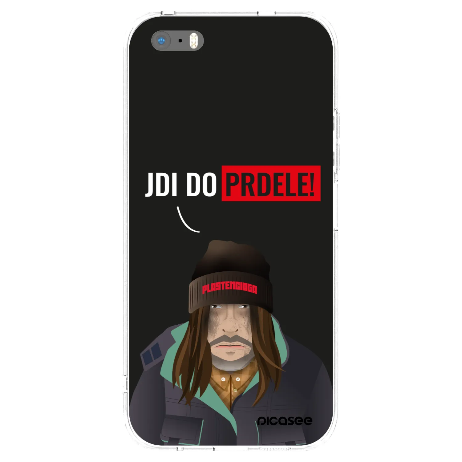 Picasee διαφανής θήκη σιλικόνης Apple iPhone 5/5S/SE - Bezďák