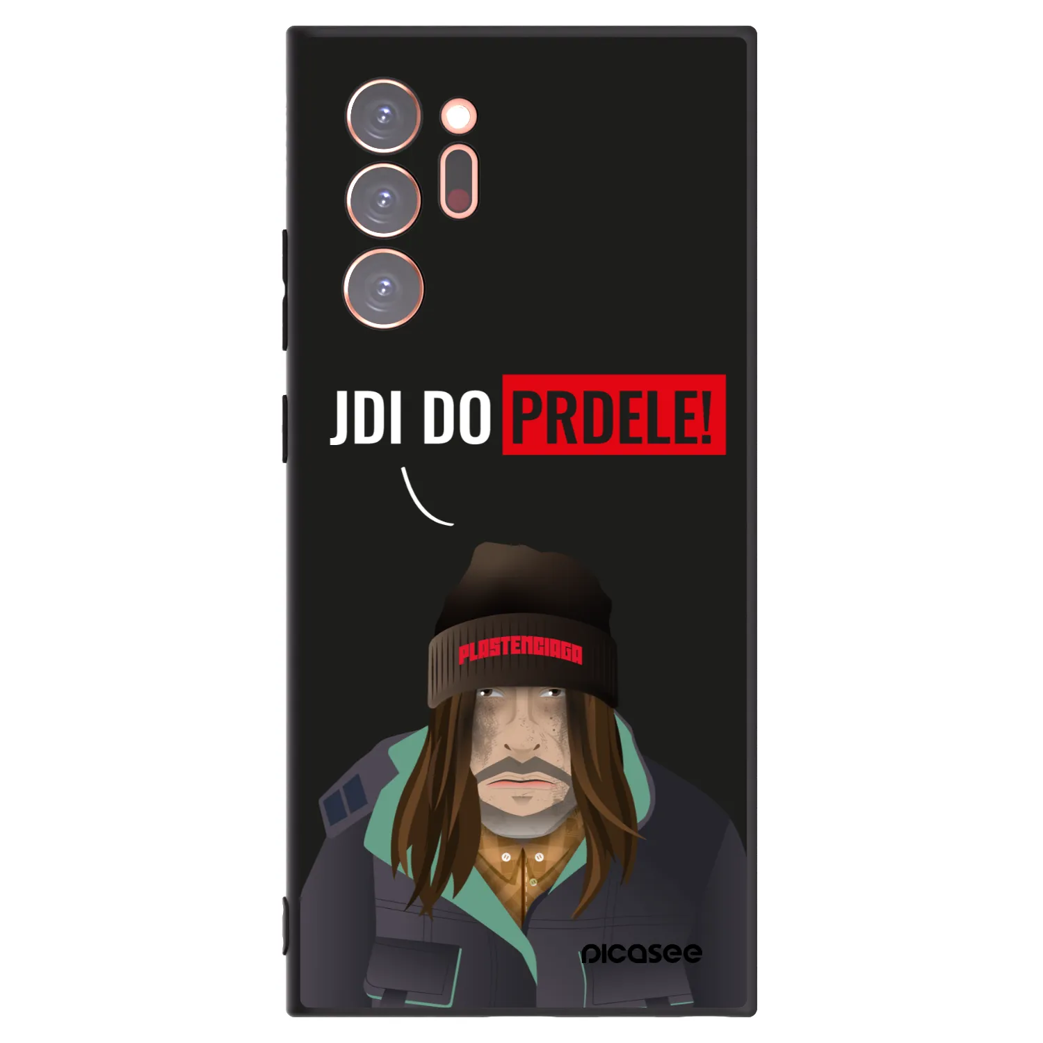 Picasee Μαύρη θήκη σιλικόνης για Samsung Galaxy Note 20 Ultra - Bezďák