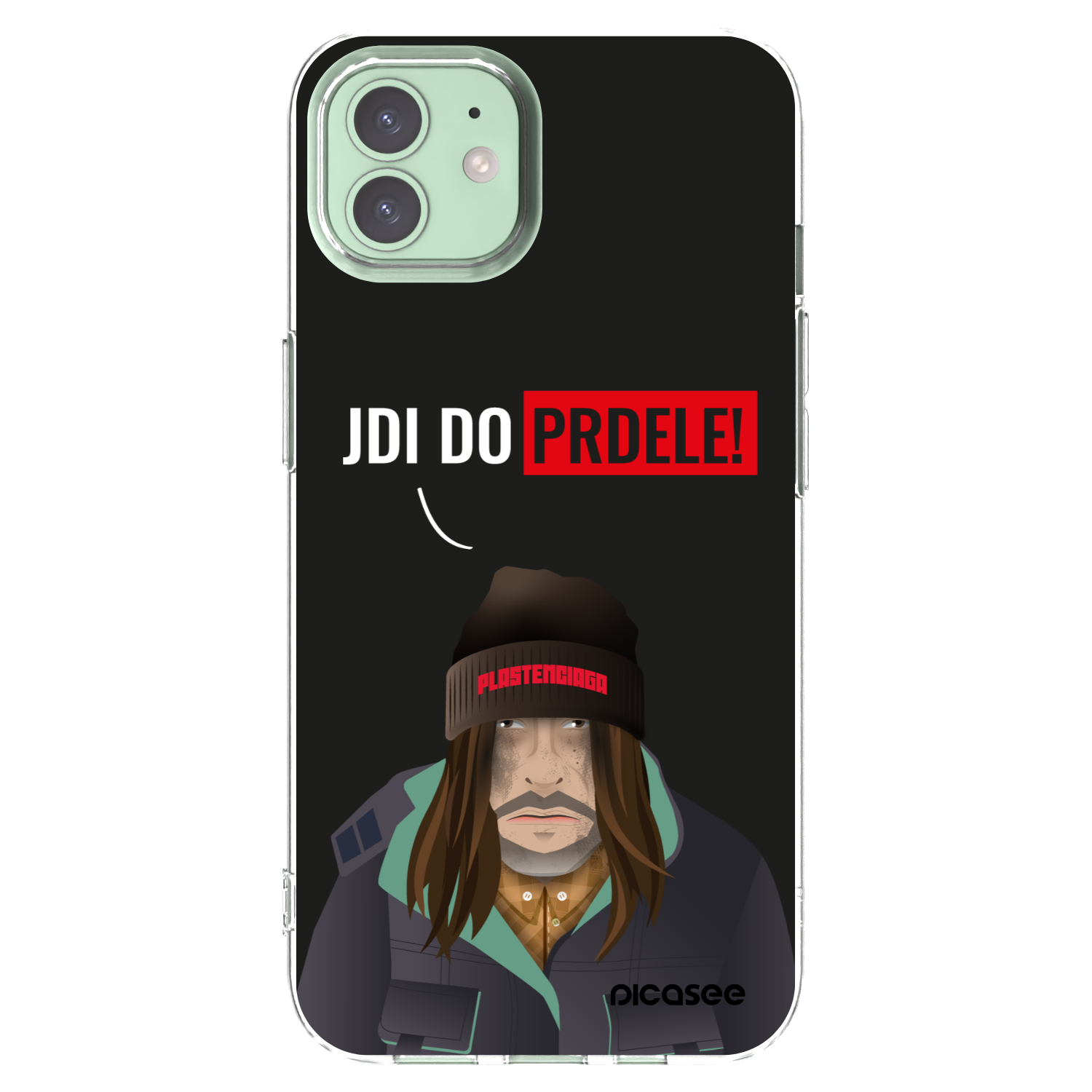 Picasee διαφανής θήκη σιλικόνης Apple iPhone 12 Pro - Bezďák