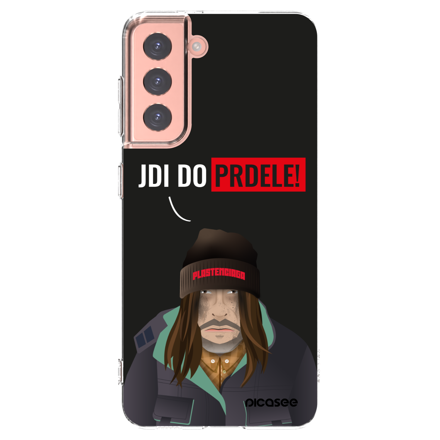 Picasee διαφανής θήκη σιλικόνης Samsung Galaxy S21 5G G991B - Bezďák