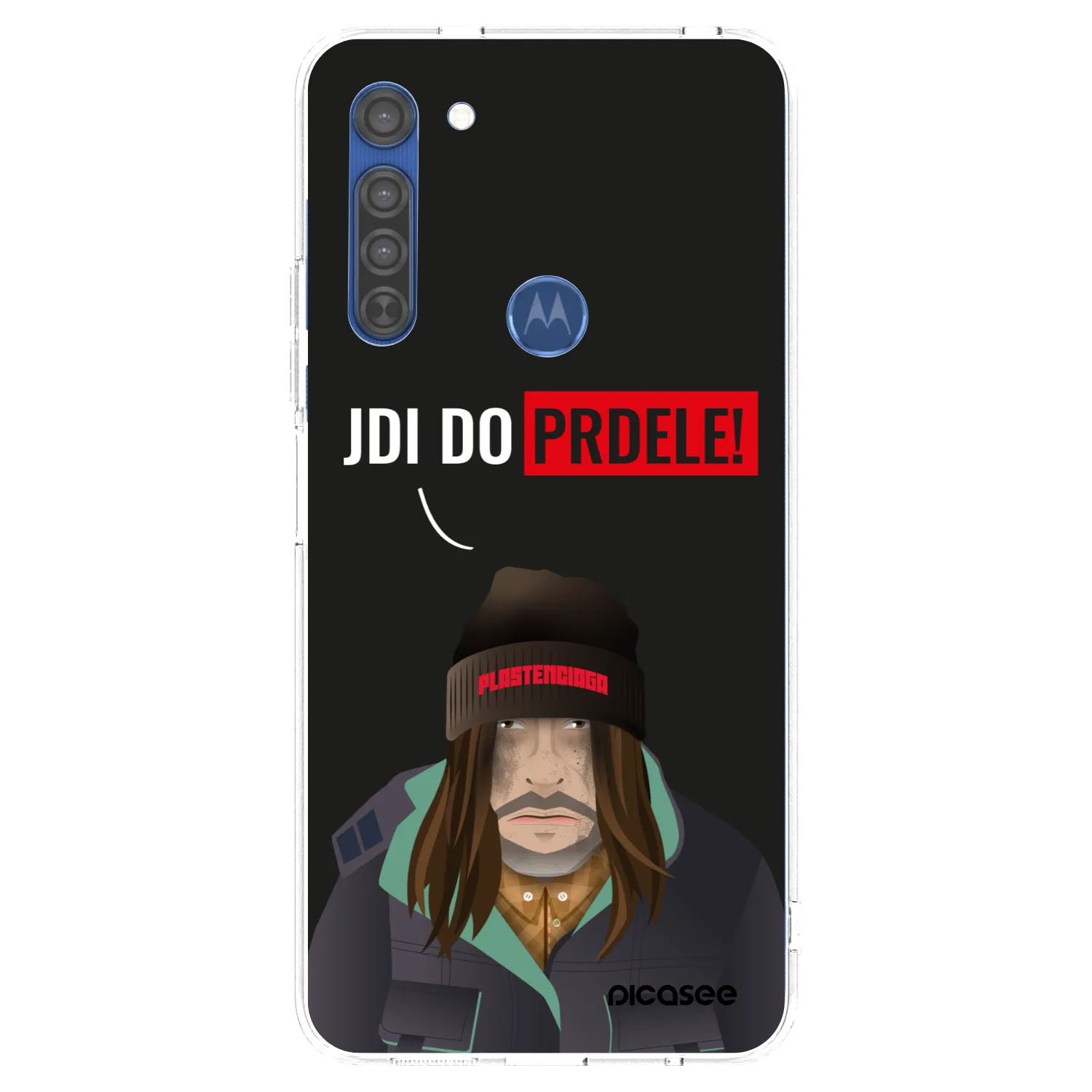 Picasee διαφανής θήκη σιλικόνης Motorola Moto G8 - Bezďák