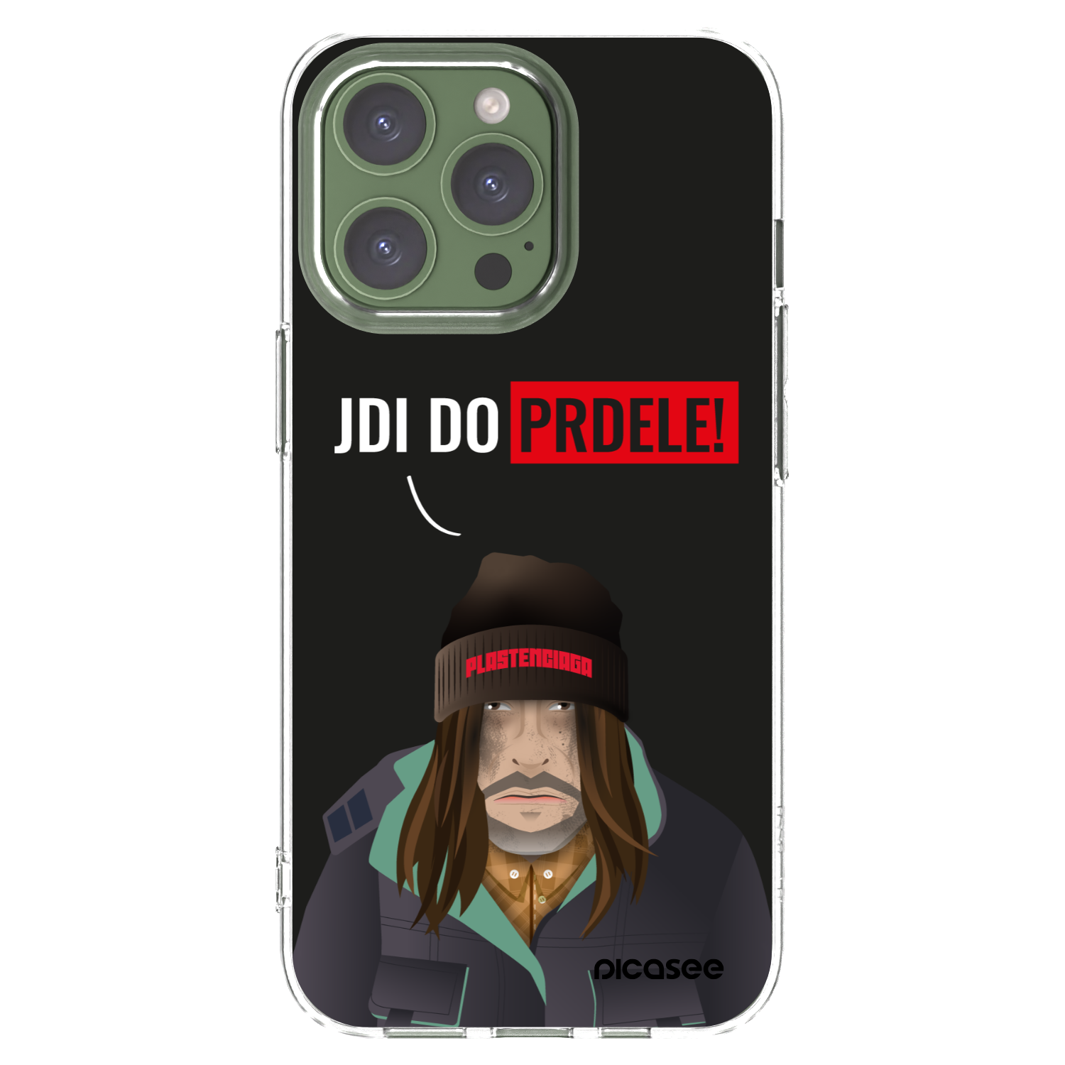 Picasee διαφανής θήκη σιλικόνης Apple iPhone 13 Pro - Bezďák