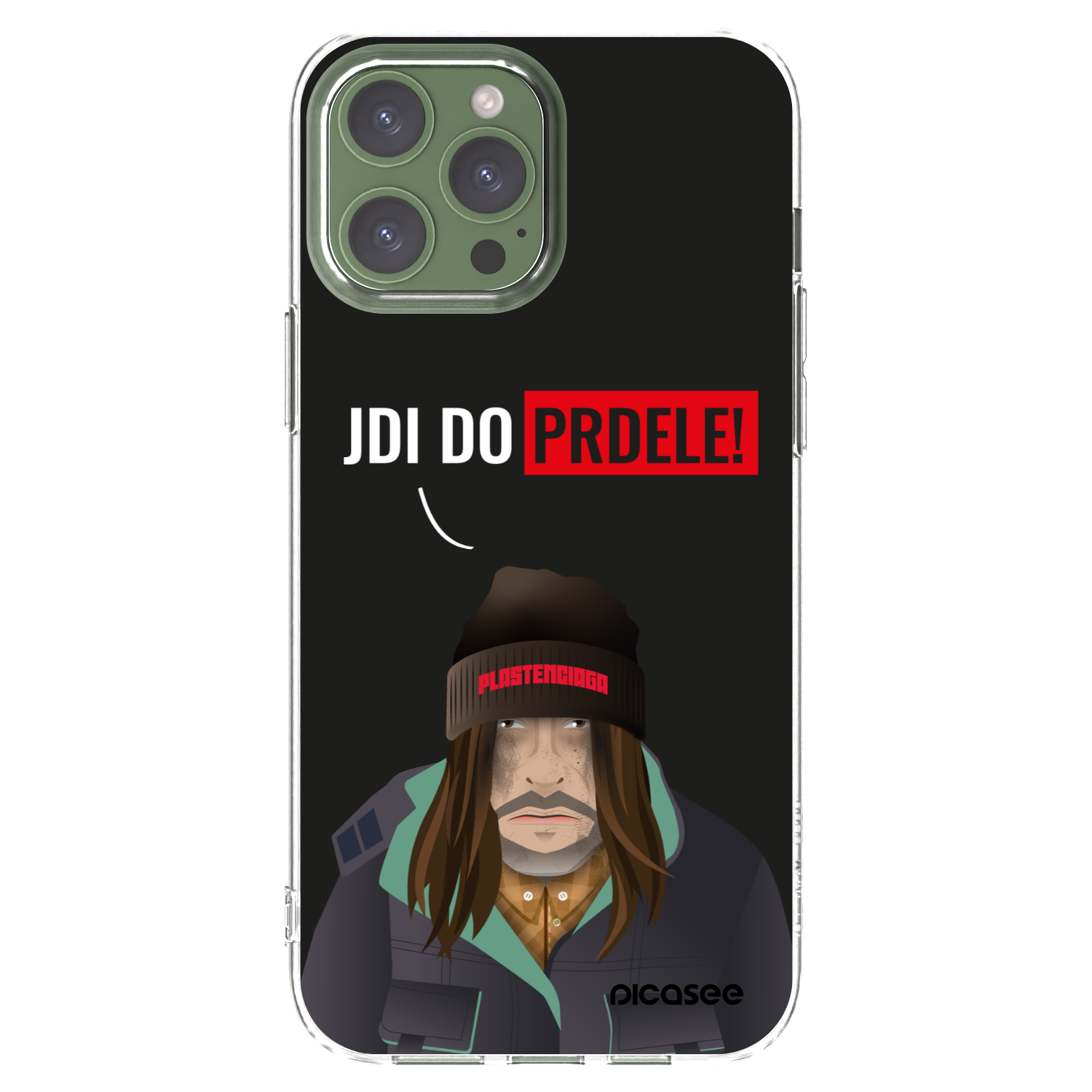 Picasee διαφανής θήκη σιλικόνης Apple iPhone 13 Pro Max - Bezďák