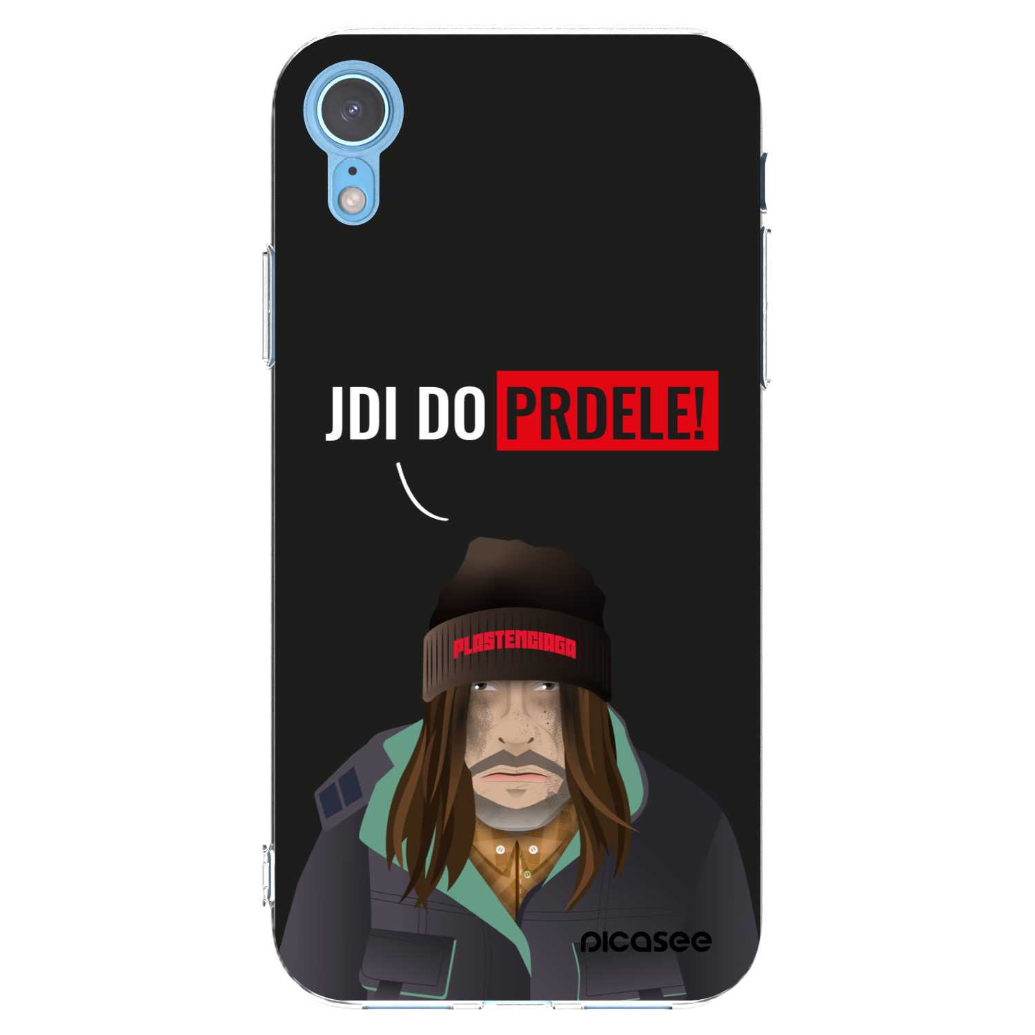 Picasee διαφανής θήκη σιλικόνης Apple iPhone XR - Bezďák
