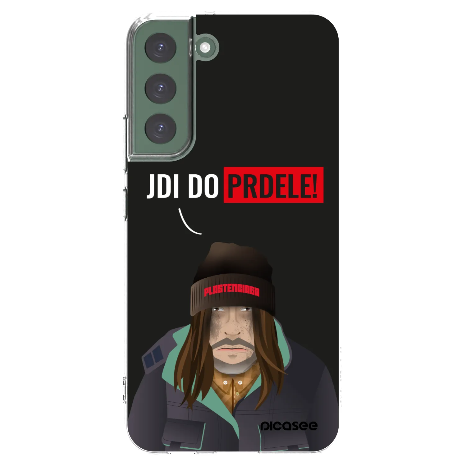 Picasee διαφανής θήκη σιλικόνης Samsung Galaxy S22+ 5G - Bezďák