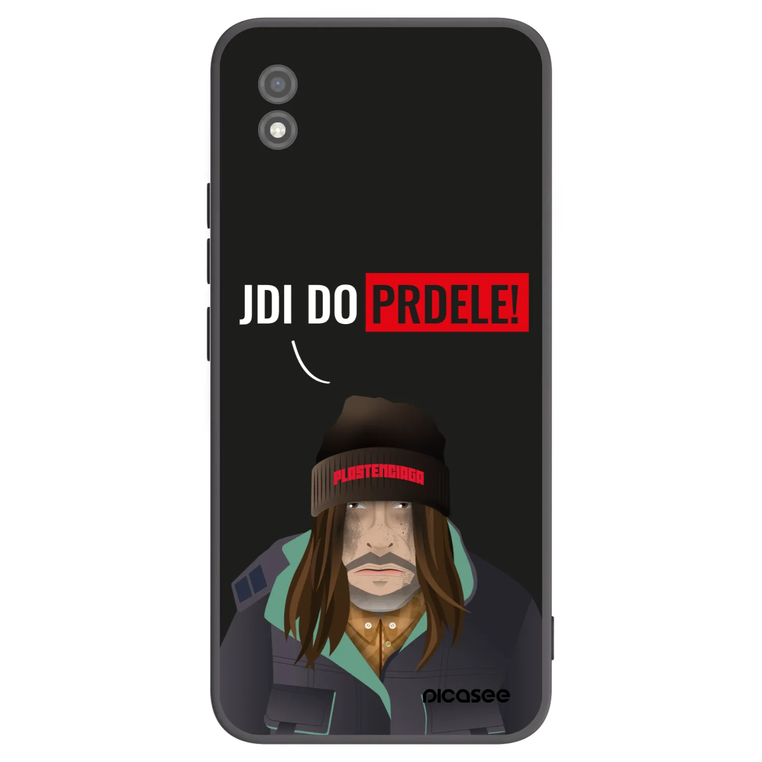 Picasee Μαύρη θήκη σιλικόνης για Realme C11 (2021) - Bezďák