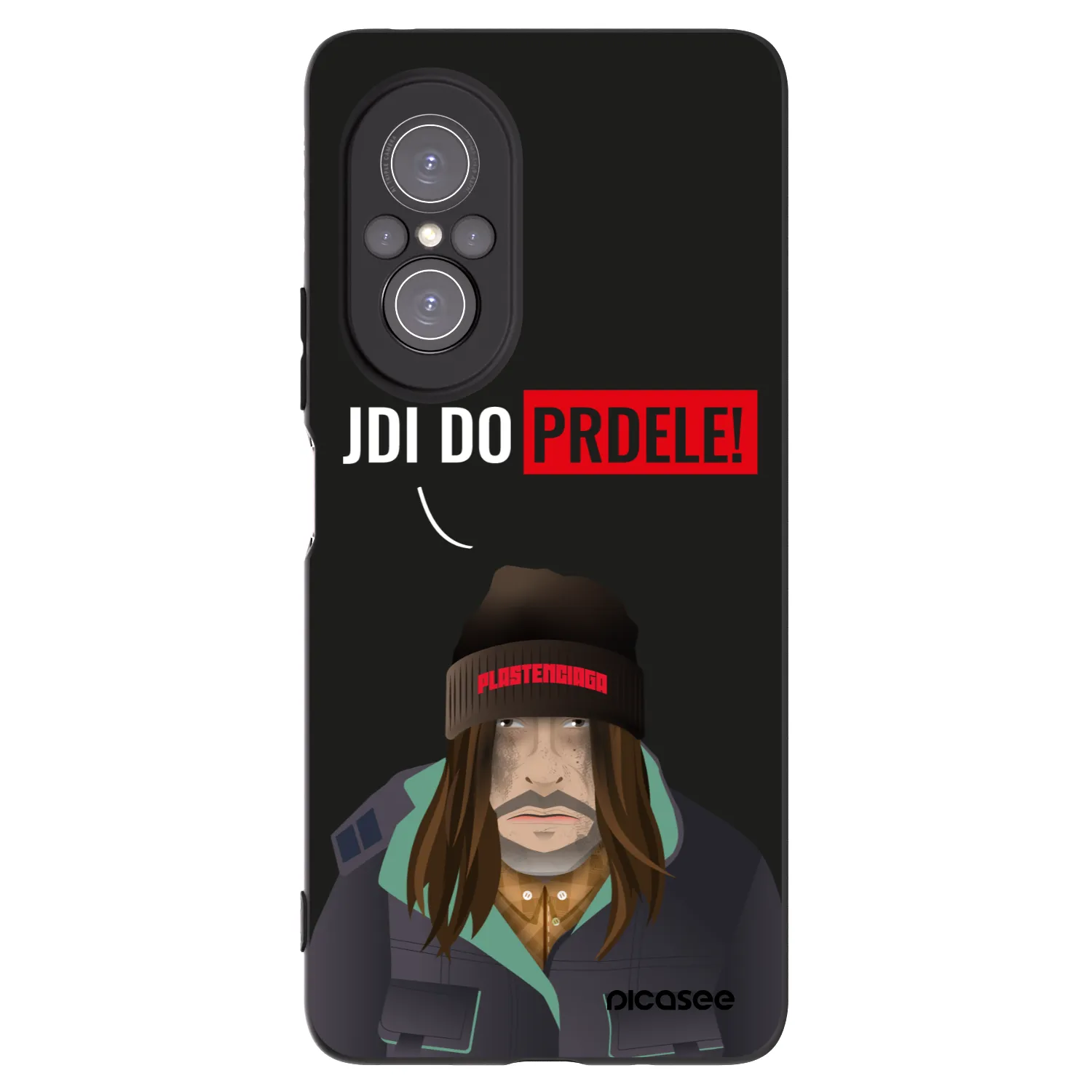 Picasee Μαύρη θήκη σιλικόνης για Huawei Nova 9 SE - Bezďák