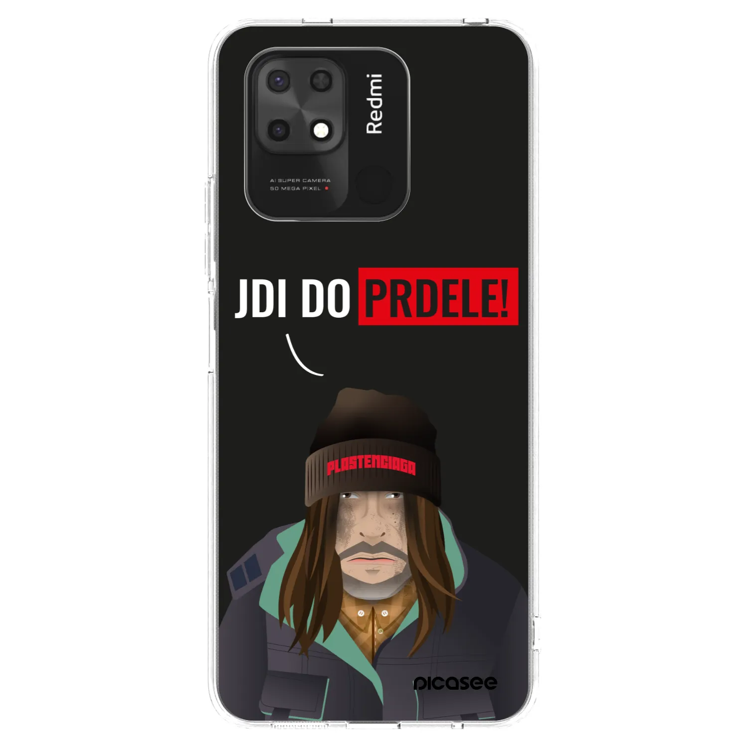 Picasee διαφανής θήκη σιλικόνης Xiaomi Redmi 10C - Bezďák