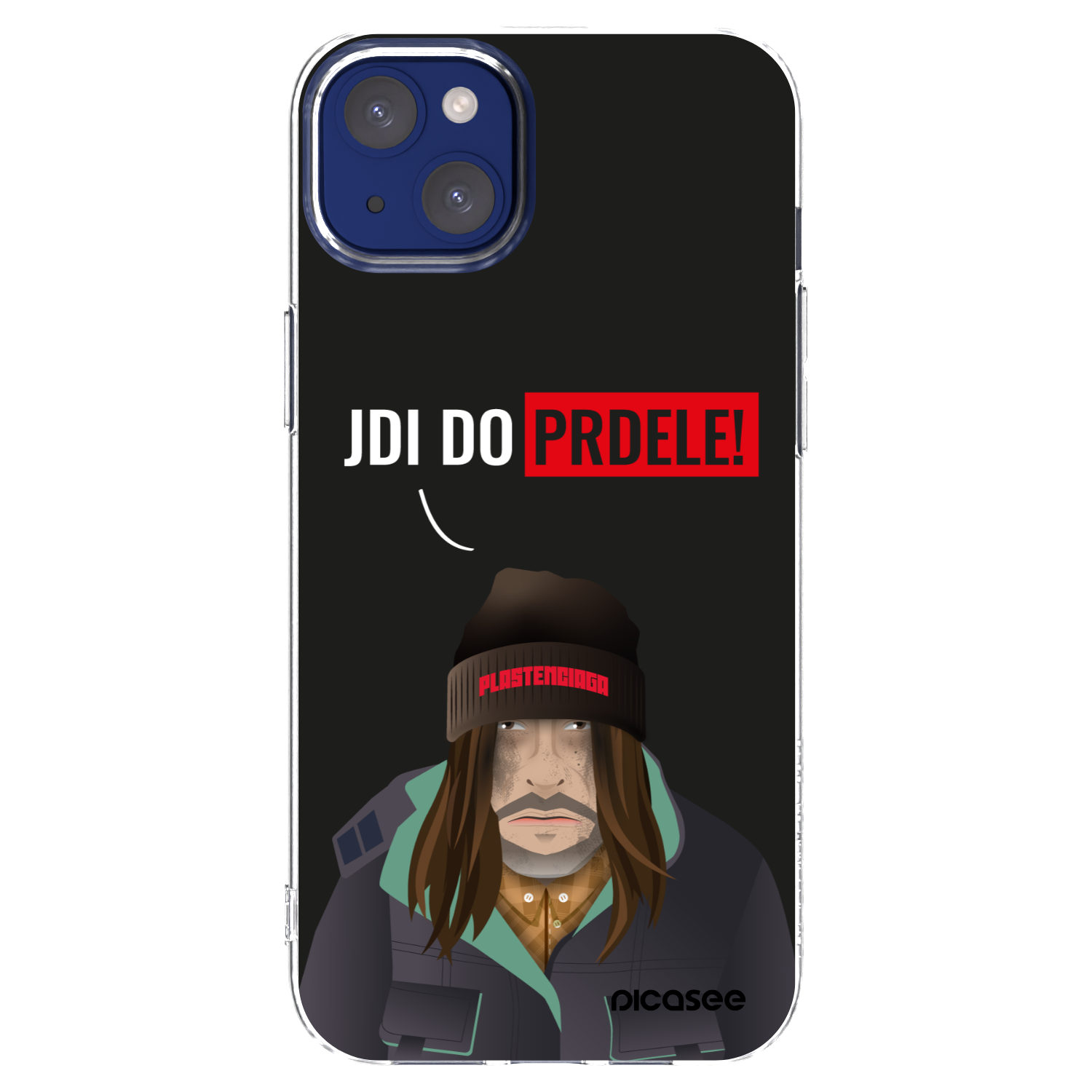 Picasee διαφανής θήκη σιλικόνης Apple iPhone 14 Plus - Bezďák