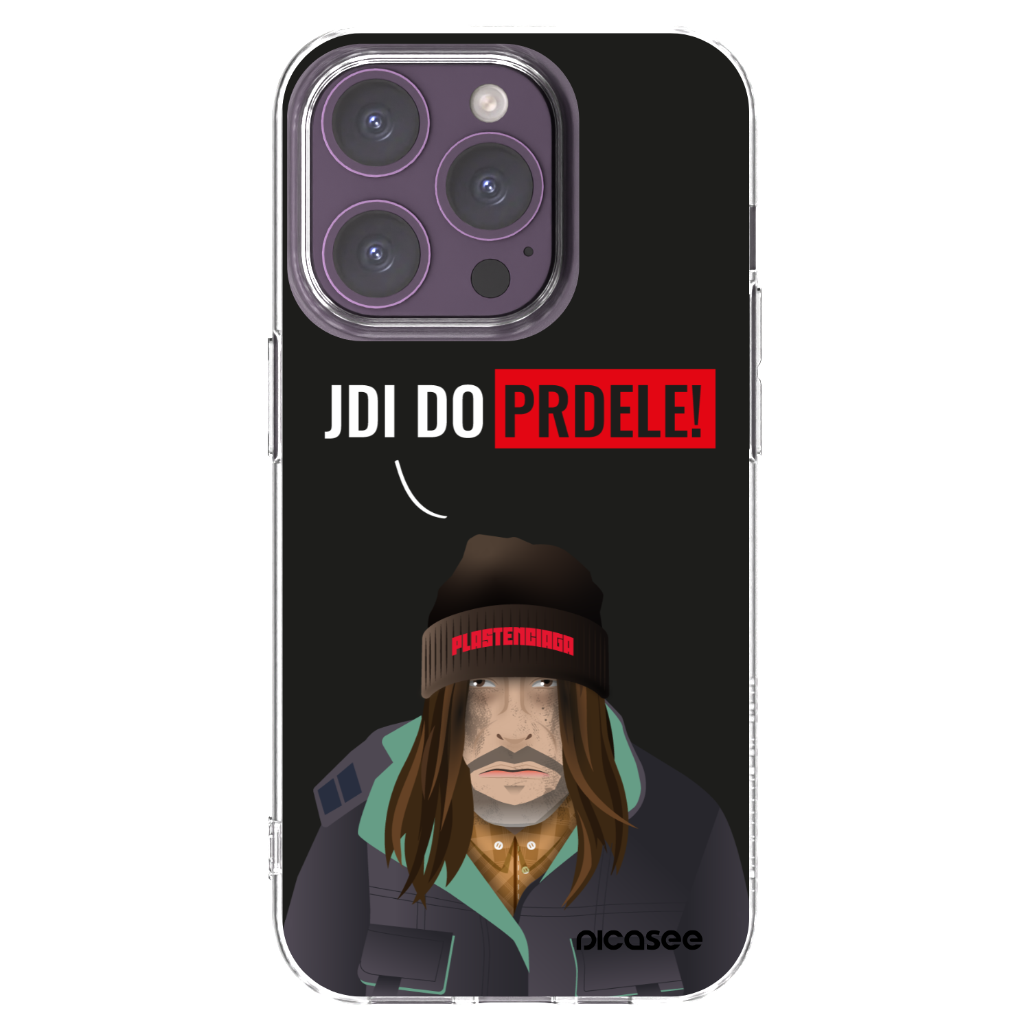 Picasee διαφανής θήκη σιλικόνης Apple iPhone 14 Pro - Bezďák