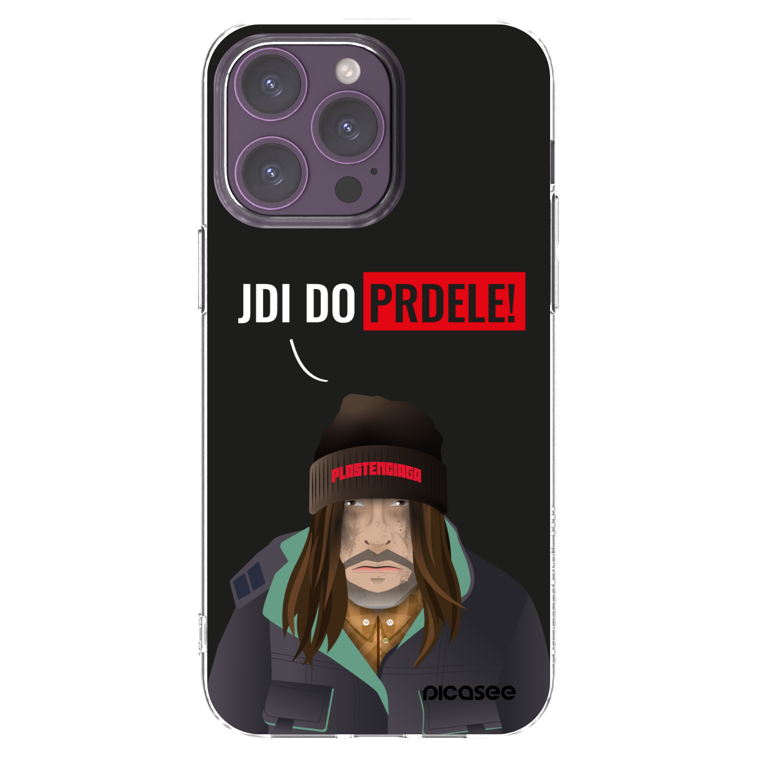 Picasee διαφανής θήκη σιλικόνης Apple iPhone 14 Pro Max - Bezďák
