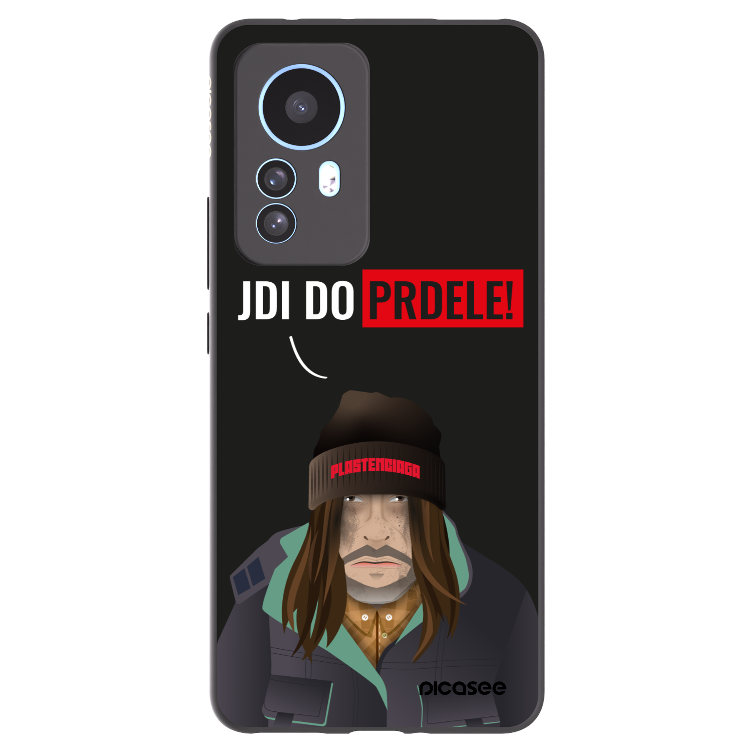 Picasee Μαύρη θήκη σιλικόνης για Xiaomi 12T Pro - Bezďák