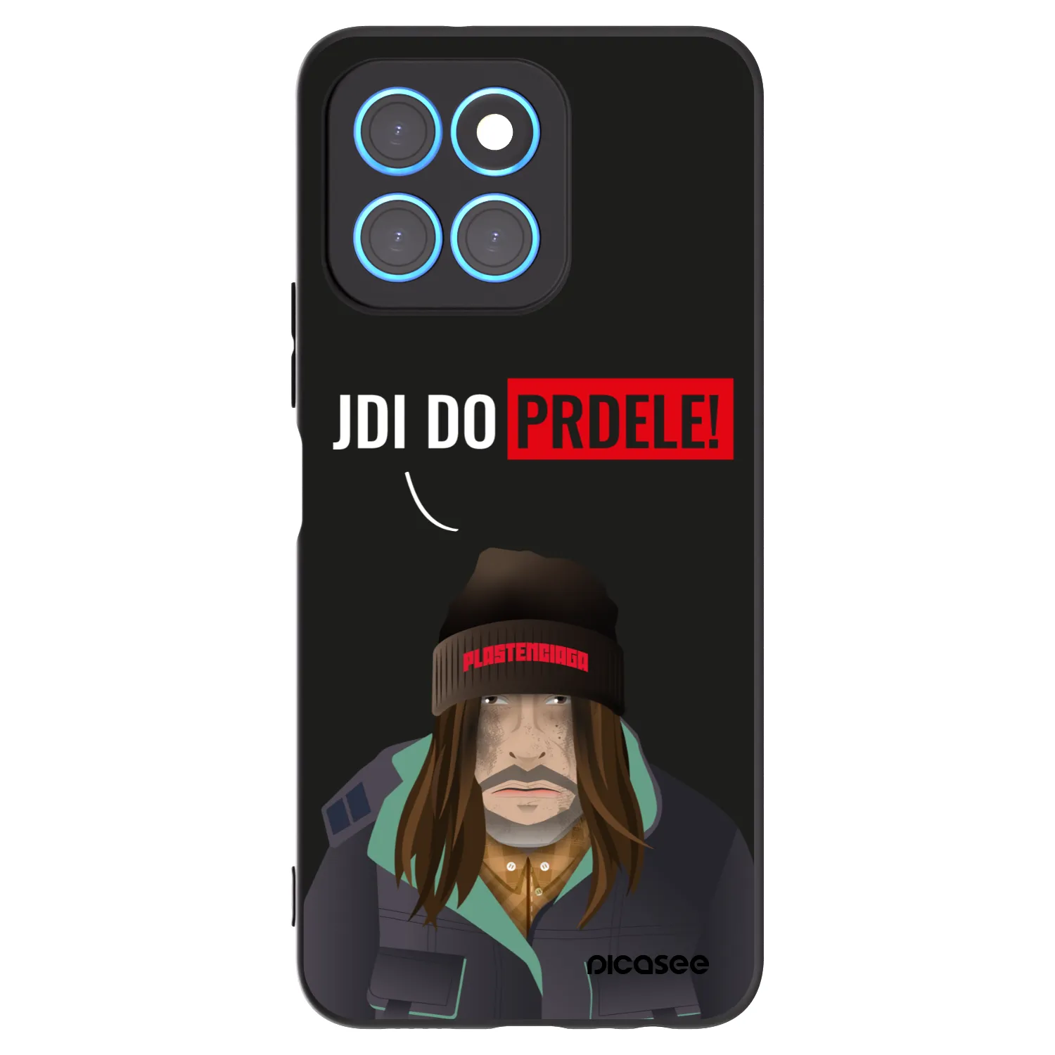 Picasee Μαύρη θήκη σιλικόνης για Honor X6 - Bezďák