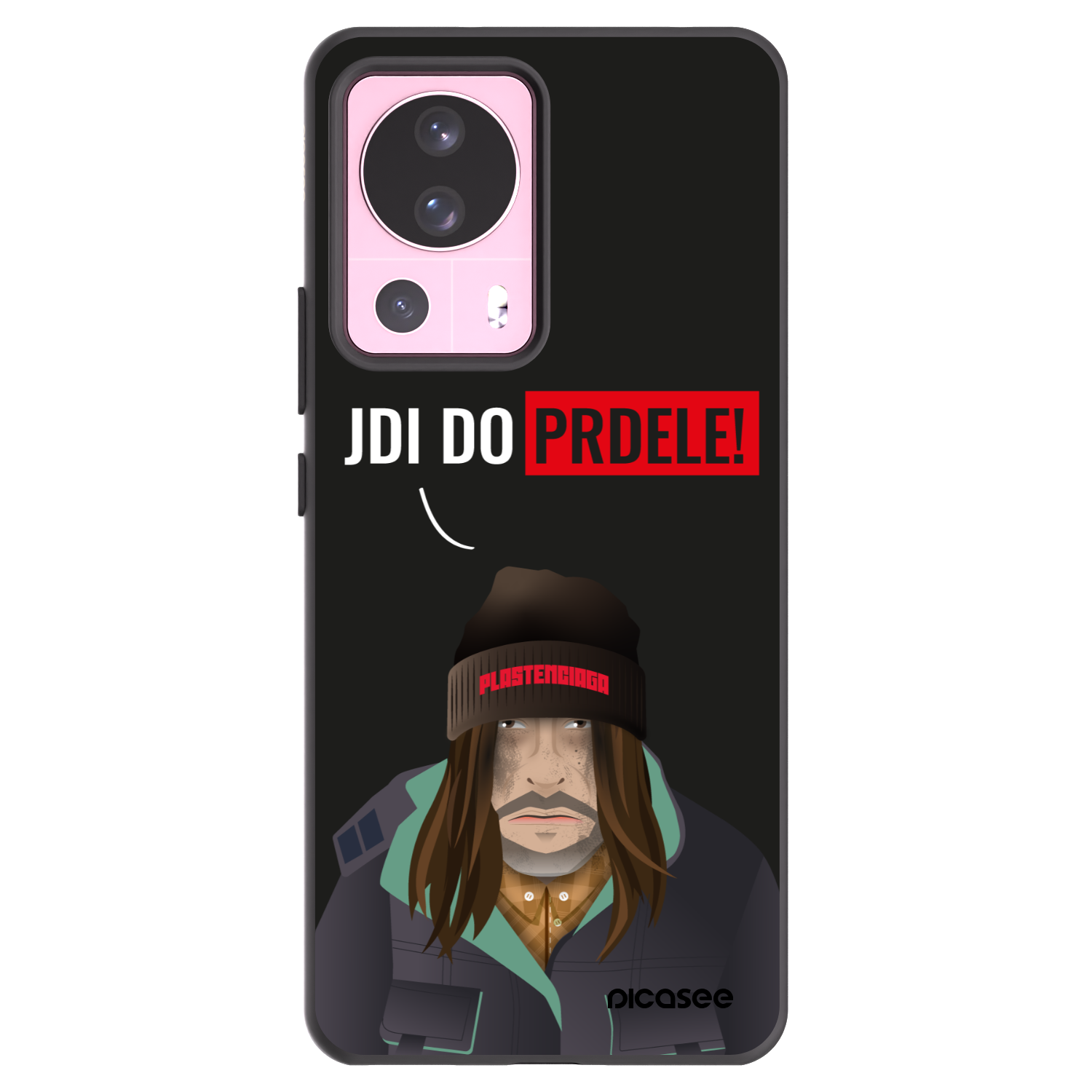 Picasee Μαύρη θήκη σιλικόνης για Xiaomi 13 Lite - Bezďák