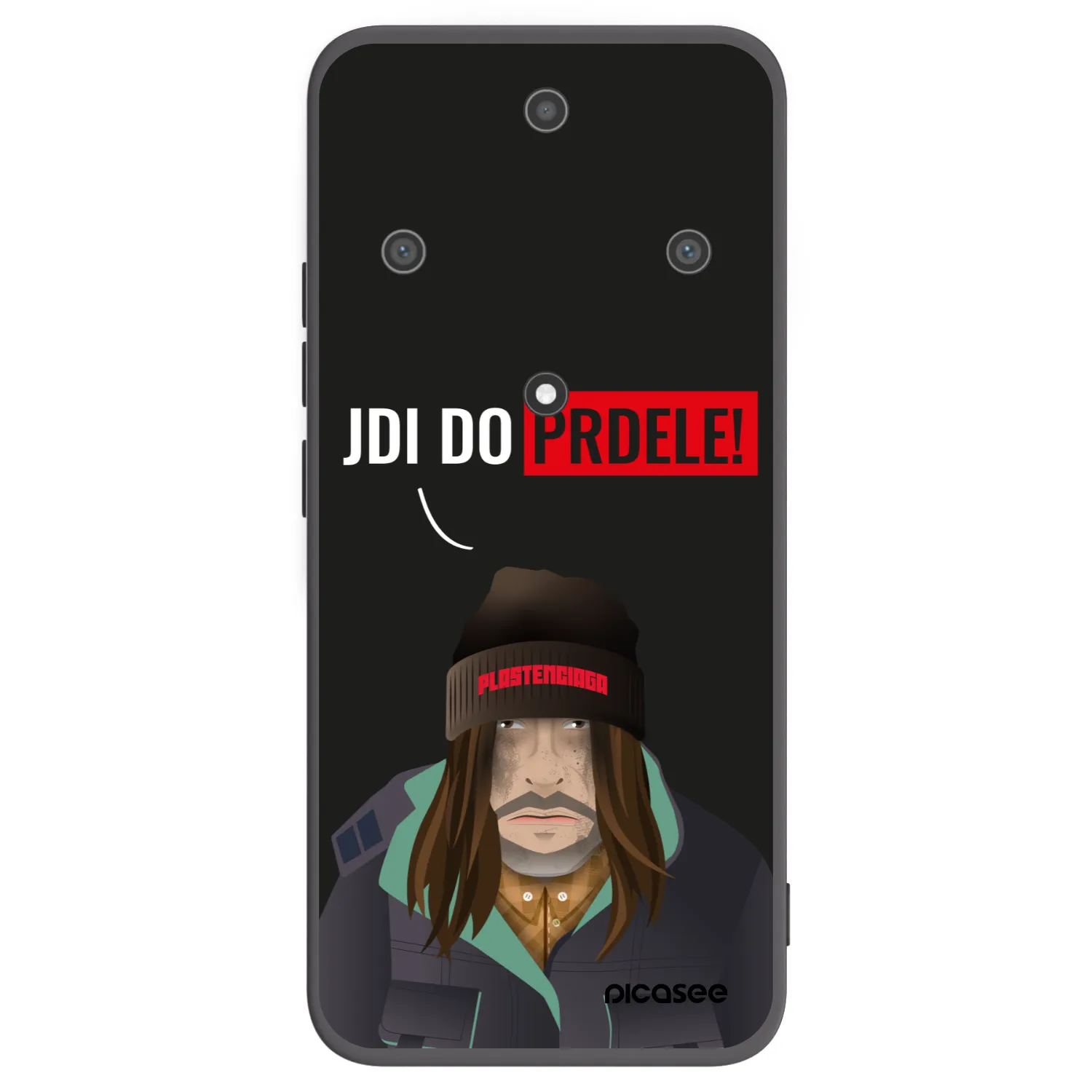 Picasee Μαύρη θήκη σιλικόνης για Honor Magic5 Lite 5G - Bezďák