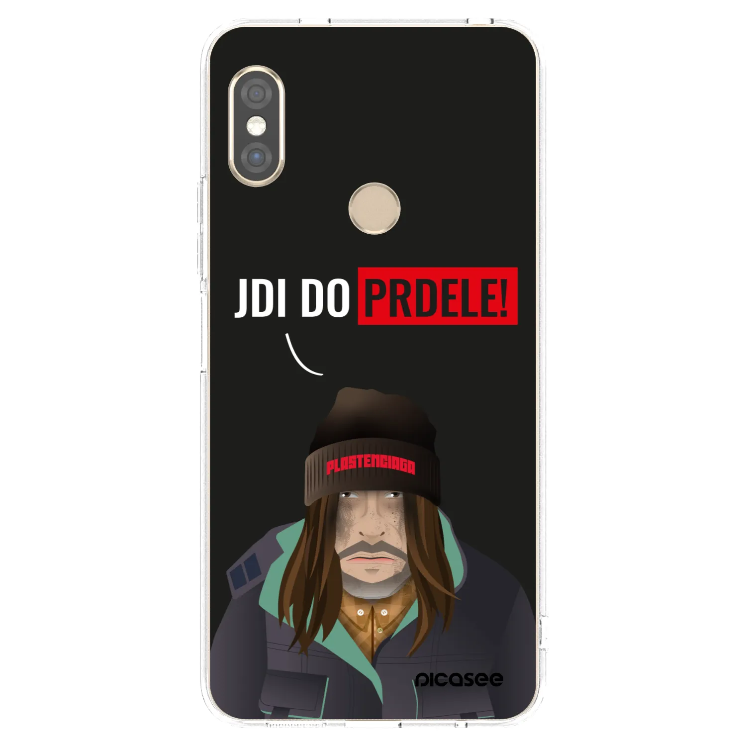 Picasee διαφανής θήκη σιλικόνης Xiaomi Redmi Note 5 Global - Bezďák