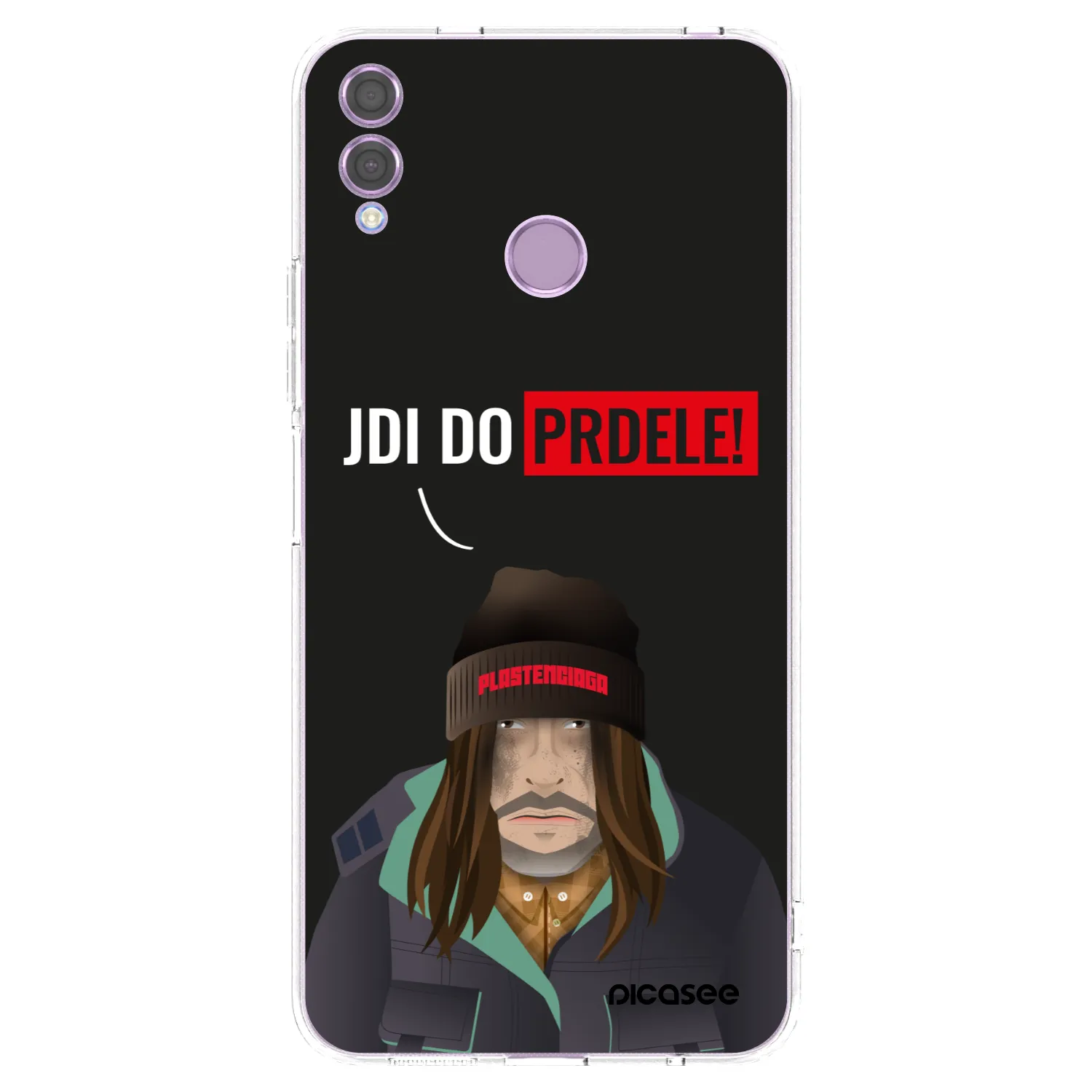 Picasee διαφανής θήκη σιλικόνης Honor 8X - Bezďák