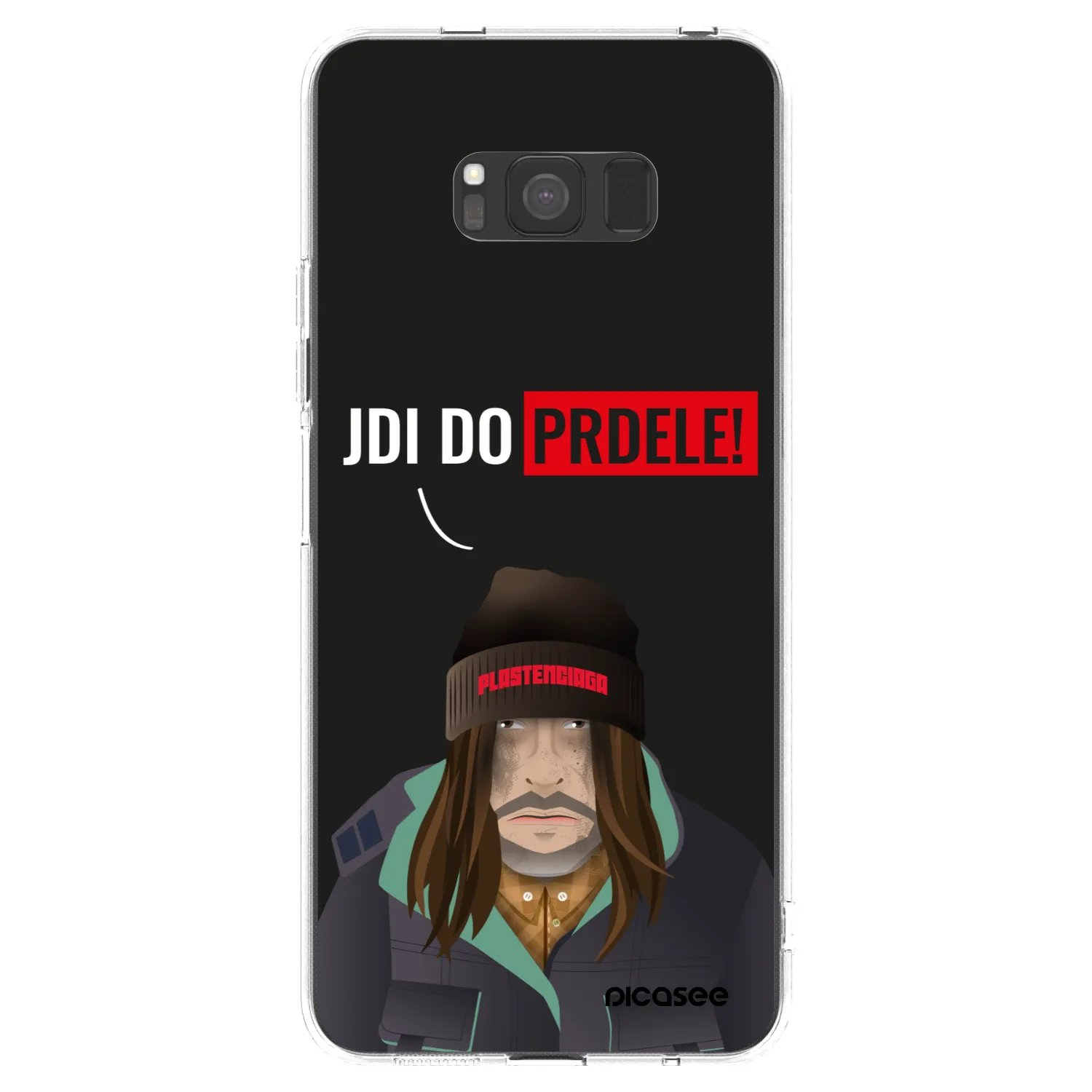 Picasee διαφανής θήκη σιλικόνης Samsung Galaxy S8 G950F - Bezďák