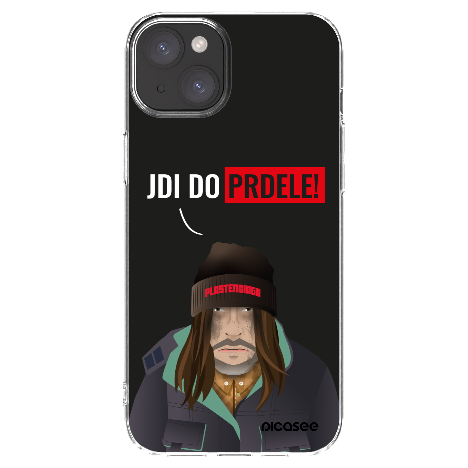 Picasee διαφανής θήκη σιλικόνης Apple iPhone 15 Plus - Bezďák