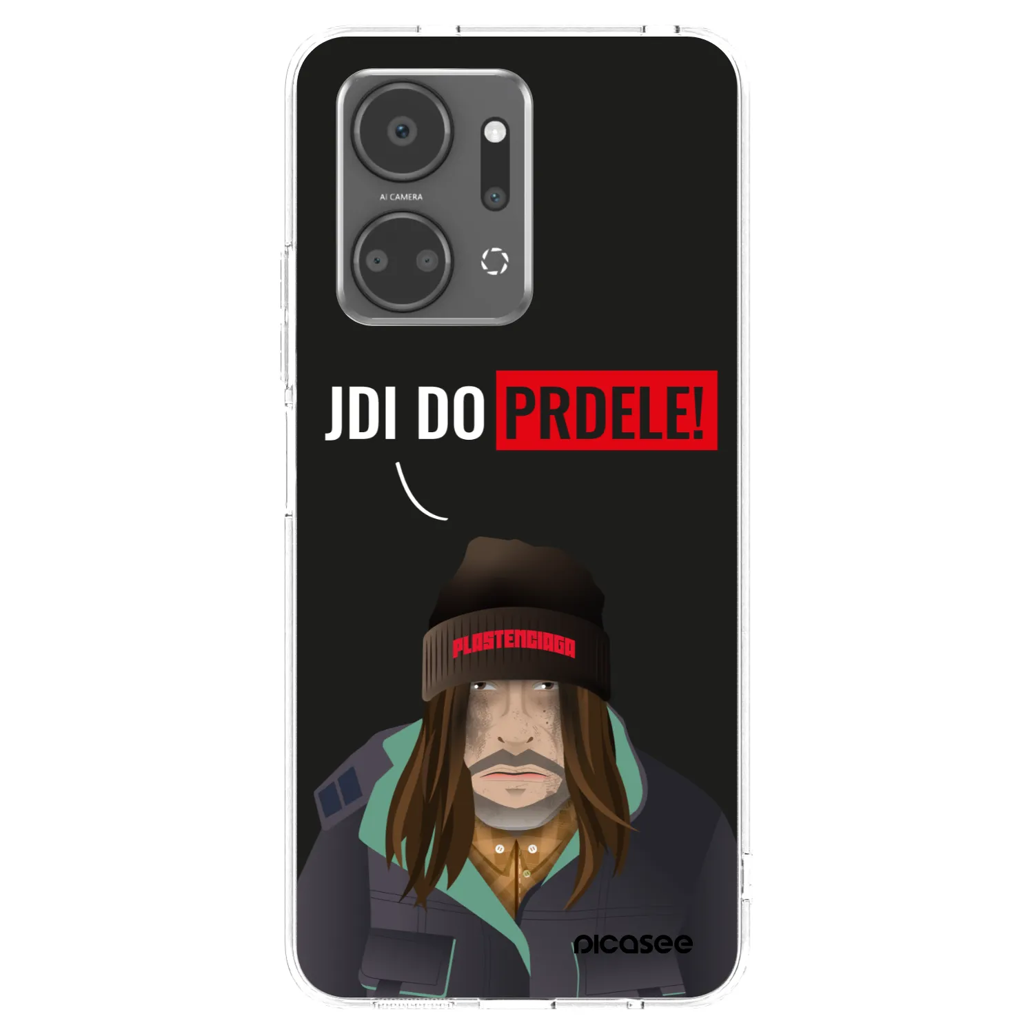 Picasee διαφανής θήκη σιλικόνης Honor X7a - Bezďák