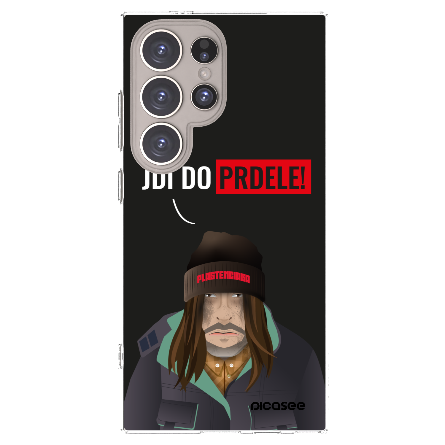 Picasee διαφανής θήκη σιλικόνης Samsung Galaxy S24 Ultra S928B 5G - Bezďák