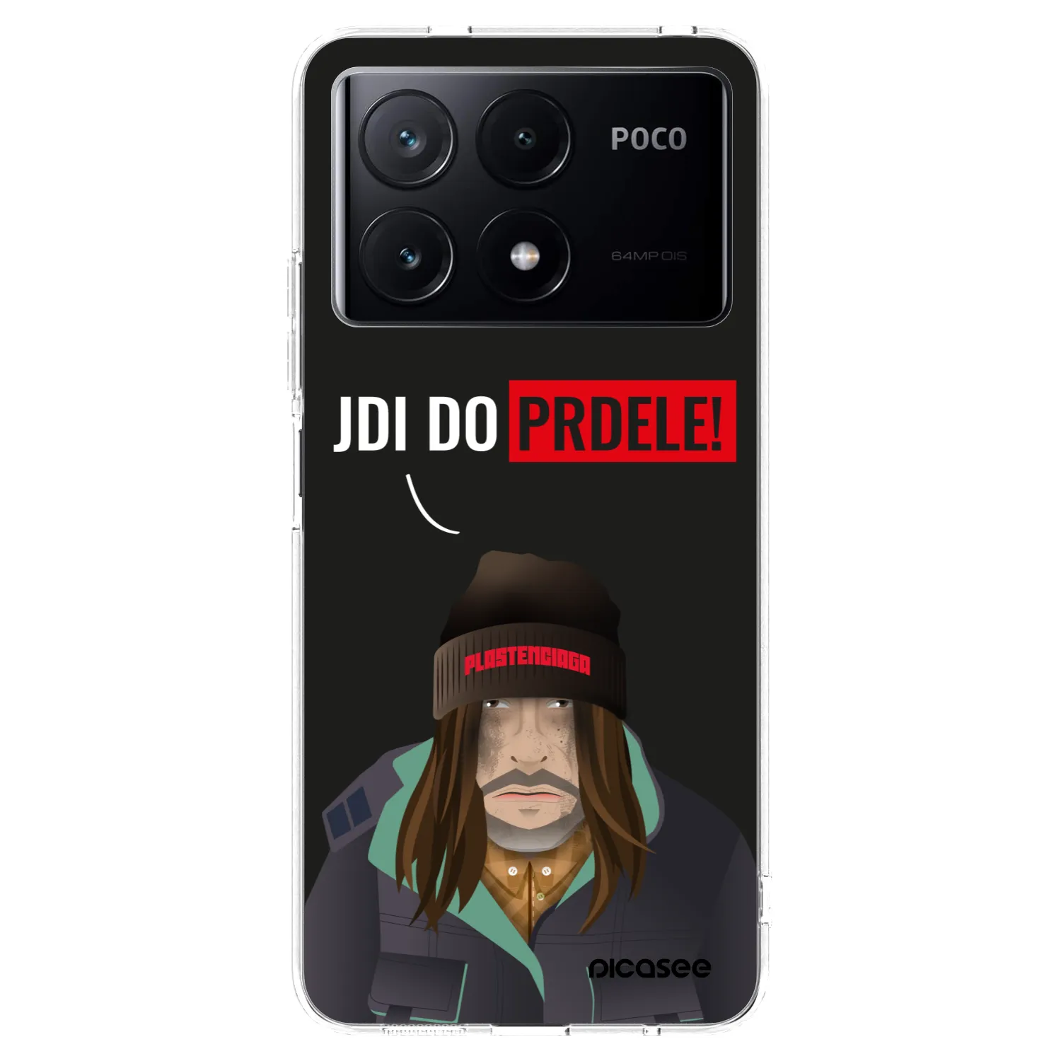 Picasee διαφανής θήκη σιλικόνης Xiaomi Poco X6 Pro - Bezďák