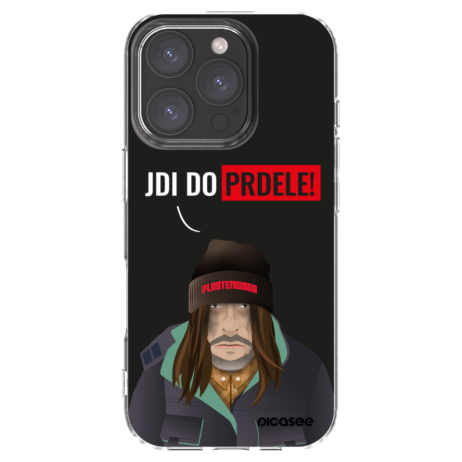 Picasee διαφανής θήκη σιλικόνης Apple iPhone 16 Pro - Bezďák