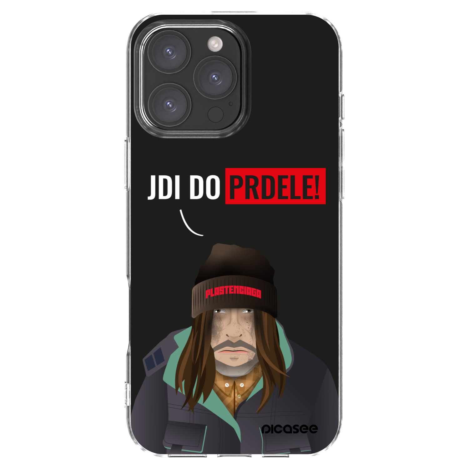 Picasee διαφανής θήκη σιλικόνης Apple iPhone 16 Pro Max - Bezďák