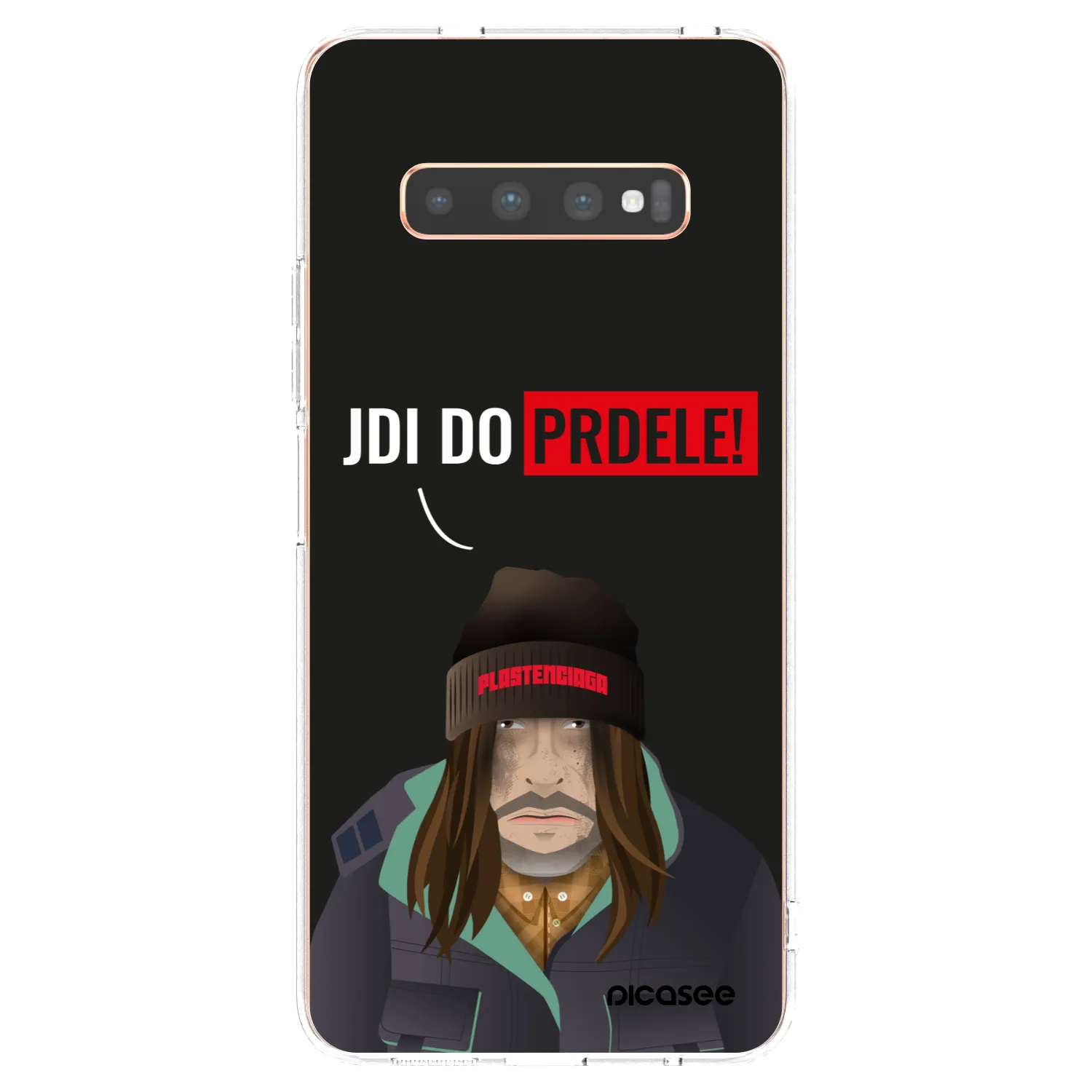 Picasee διαφανής θήκη σιλικόνης Samsung Galaxy S10 Plus G975 - Bezďák