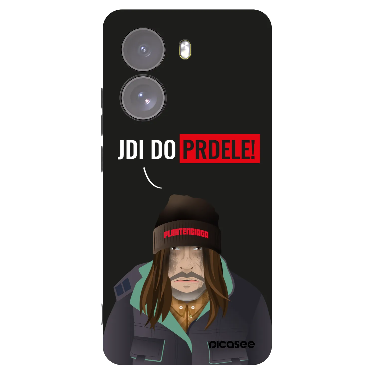 Picasee Μαύρη θήκη σιλικόνης για Xiaomi Poco X7 - Bezďák