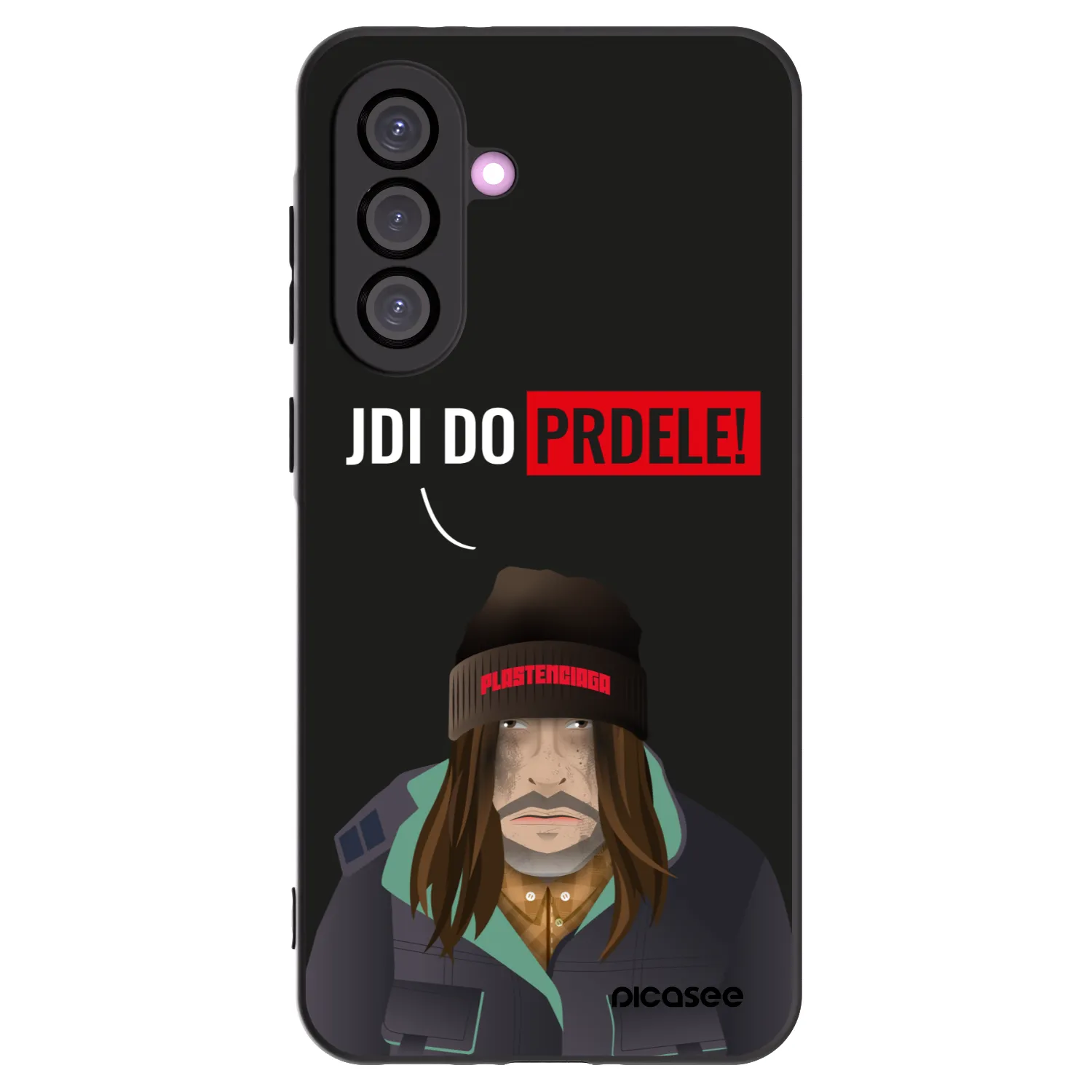Picasee Μαύρη θήκη σιλικόνης για Samsung Galaxy A56 5G A566B - Bezďák